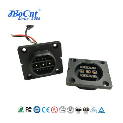 Electric Motorcycle Bicycle Ebike Battery Connector Stackable Battery Pack Connector 3+10 Pin