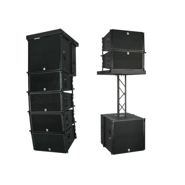 Pro Dj Powered Line Array System 10 Inch Speaker Box , Column Speaker System
