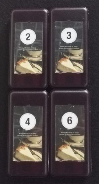 Fast food Catering CE ROHS IP65 restaurant pager system