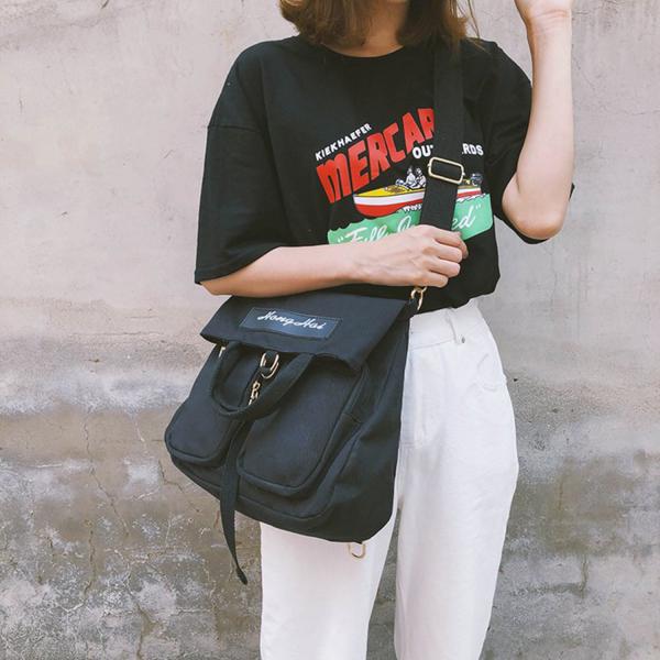 Multi-purpose rucksack with large capacity, one-shoulder handbags for middle school students