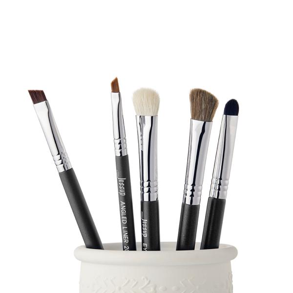 Antimicrobial Fiber Hair Jessup 5pcs Eye Makeup Brush Set