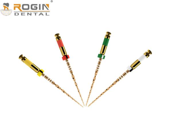 Niti Rotary Dental Endo Files Roll Wave File Gold With Heat Activation Reciprocating System