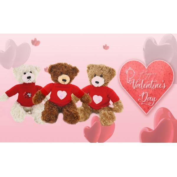 3x6 Inches Plush Teddy Bear 3.2 ounces Wedding Anniversary Gifts