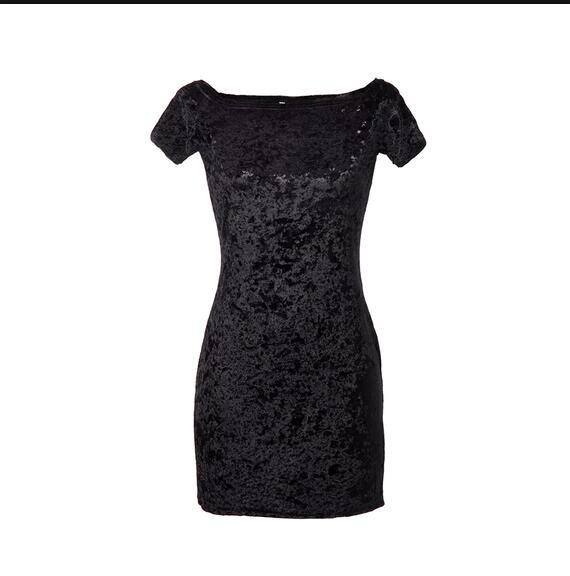 Hot Mini Velvet Dress for Sexy Lady