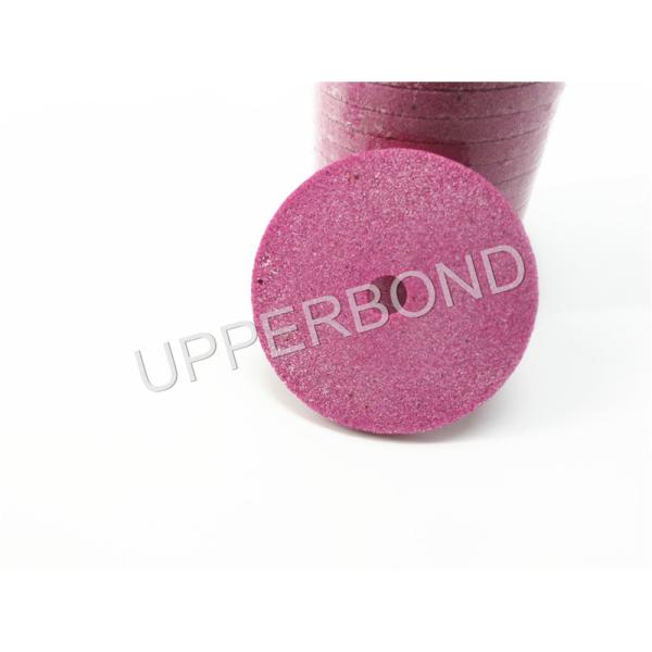 75*10*6 Pink Stone Grinding Wheel For Cigarette Making Machine