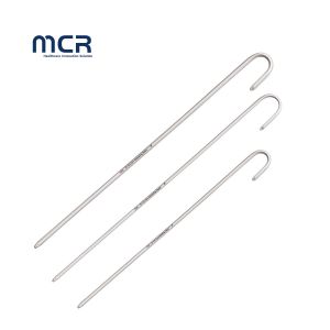 Malleable Aluminum Wire PVC Endotracheal Intubation Stylet With Soft Tip