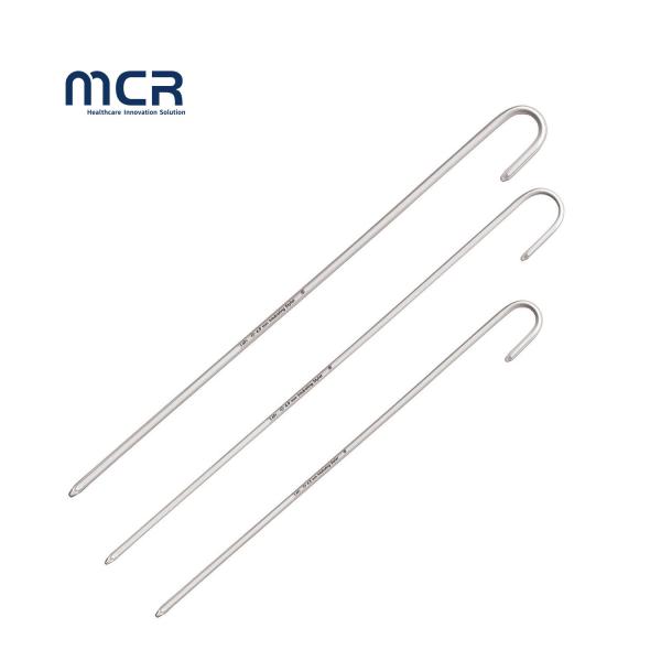 Malleable Aluminum Wire PVC Endotracheal Intubation Stylet With Soft Tip
