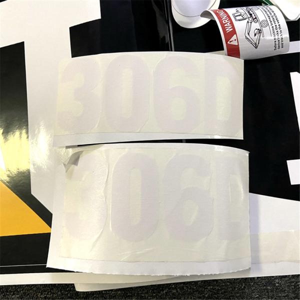 Etiqueta de las etiquetas engomadas de Accessories 306D del excavador del excavador de erpillar