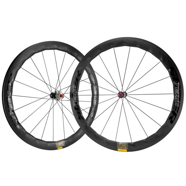 Дорожные велосипеды 700c Углеродное волокно Колесо набор 50 мм Клинчер Углеродное колесо Колесо велосипеда