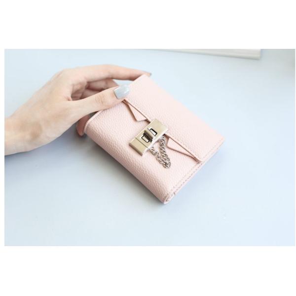 The new wallet female short paragraph Korean fashion simple lock women's purse
