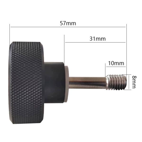 Parafusos de bloqueo de asiento de burbujas de fibra de carbono para accesorios de varillas de centrar de precisión