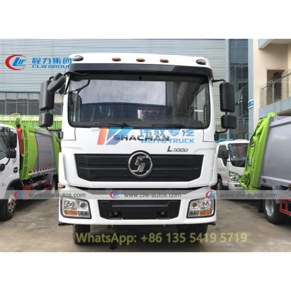 SHACMAN 4x2 6 Wheeler 14 16cbm Rear Loader Compressed Garbage Truck