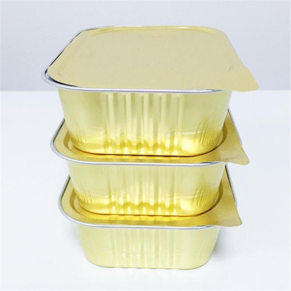 220ml / 300ml square aluminum foil sealed box
