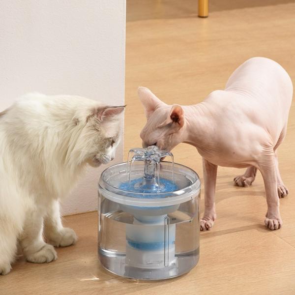 Low Voltage Plastic Pet Water Dispensers Automatic Circulating For Dogs And Cats