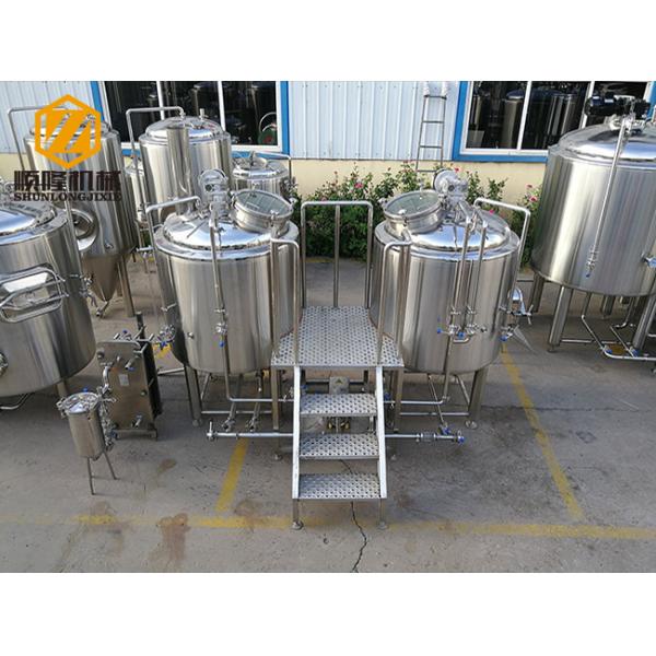 manual control Beer Brewing Equipment 1000L microbrewery with indoor condenser