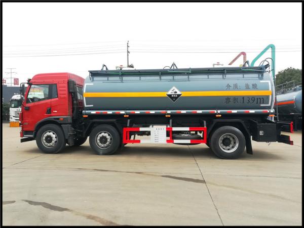 FAW 25Ton Heavy Duty Truck 13.9 Cbm  Chemical Vehicle Sodium Hydroxide Solution/liquid Special Truck Special Transport Truck