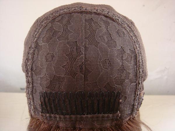 Perruques en cheveux naturels personnalisables pour femmes avec sangles réglables