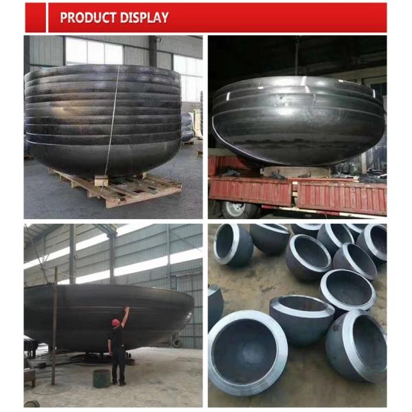 Code de la tête de cercle de la norme ASME 2 1 en acier inoxydable en acier ellipsoïdal