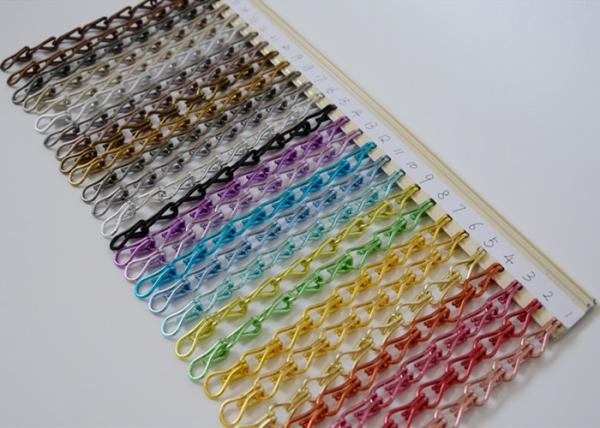 Gold Copper Color Aluminum Chain Curtain For Decorative Room Divider