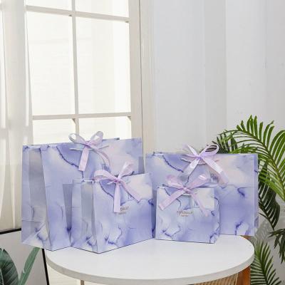 Novo Estilo Bolso de Compras de Presente de mão Bolso de Compras de Cartão de Papel Kraft