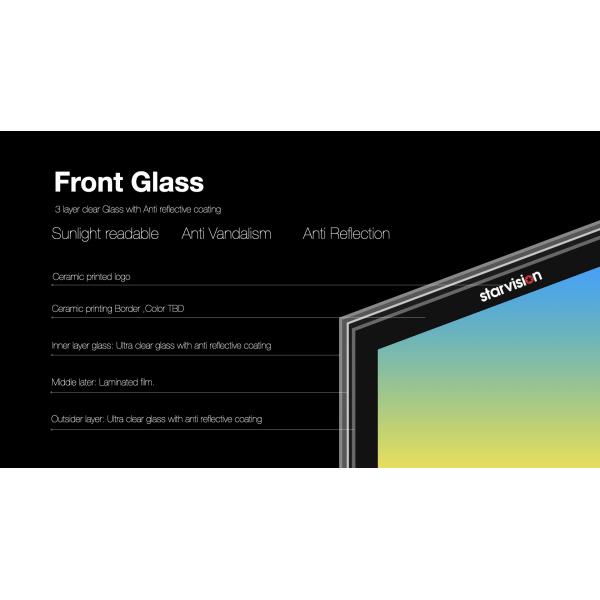 3840x2160 4K Publicidad Outdoor Digital Totem Floor Mount Lcd Display IP56