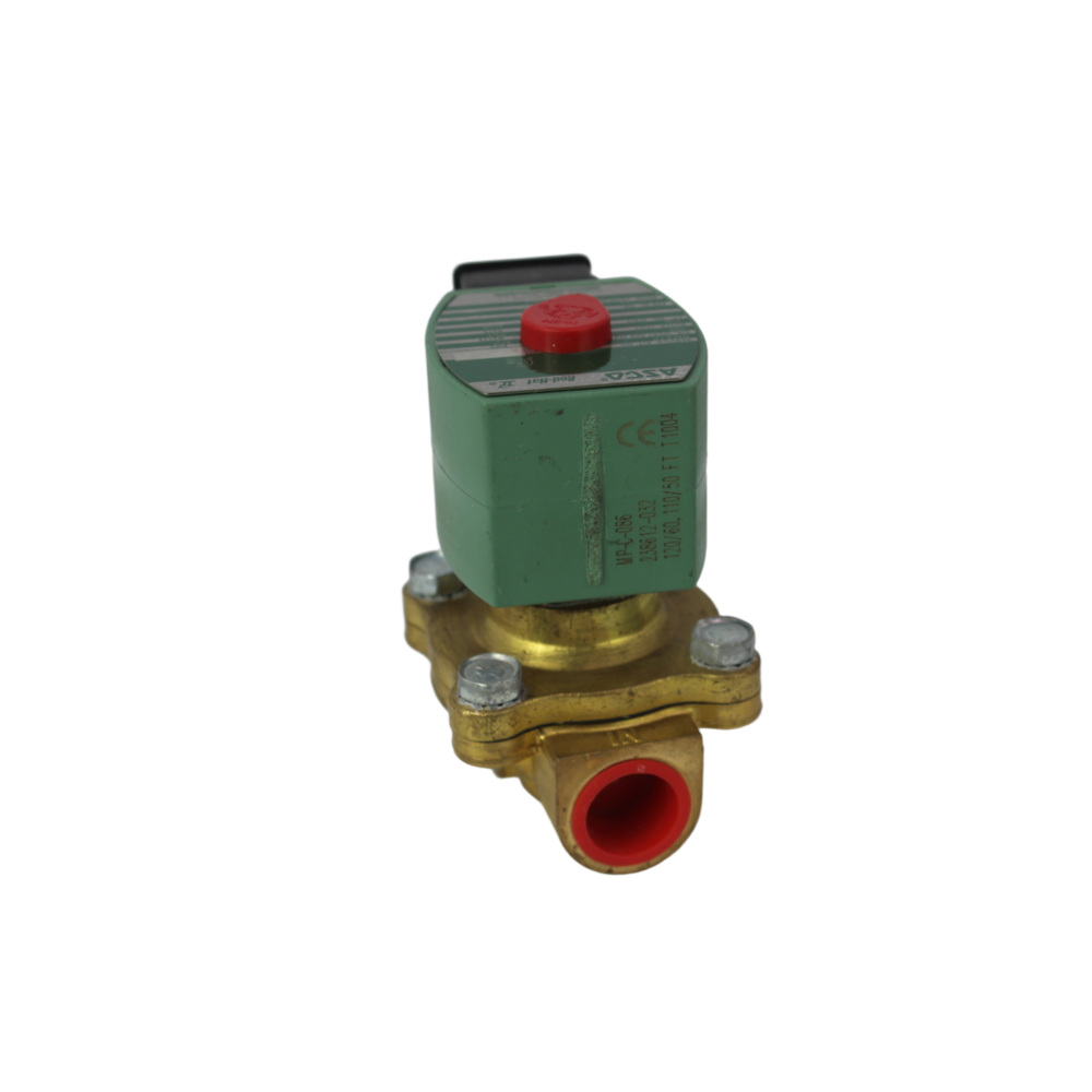 ASCO SCE210C094 Solenoid Valve 1/2 Inch Port 2/2 Way Water Fluid Control Valve Brass Body Industrial Pipeline Valve for Water Gas Oil Medium
