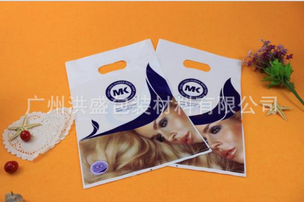 High Tensile Force Printed Die Cut Handle Bags High Bearing Capacity