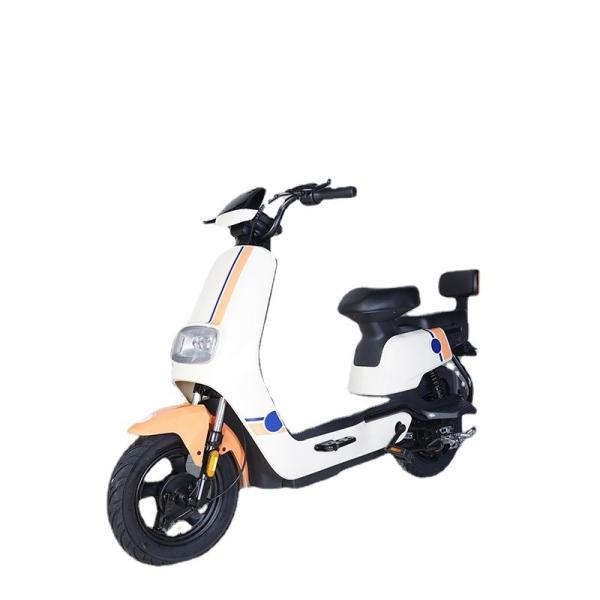 60V Herd Rear Hub Motor Single Speed Race Bike with 14*2.5 Tubeless Tire Size and Steel Frame