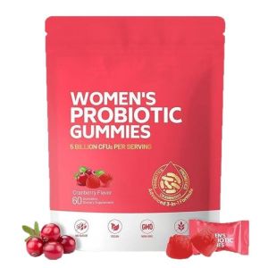 Custom Vegan Non GMO Gluten Free Probiotic Gummies For Women'S Gut Health