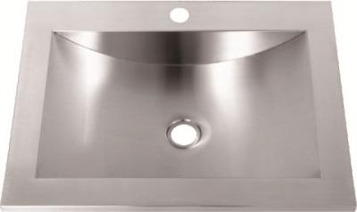 Dissipador luxuoso de aço inoxidável personalizado do banheiro com o revestimento e as almofadas de isolamento sadios