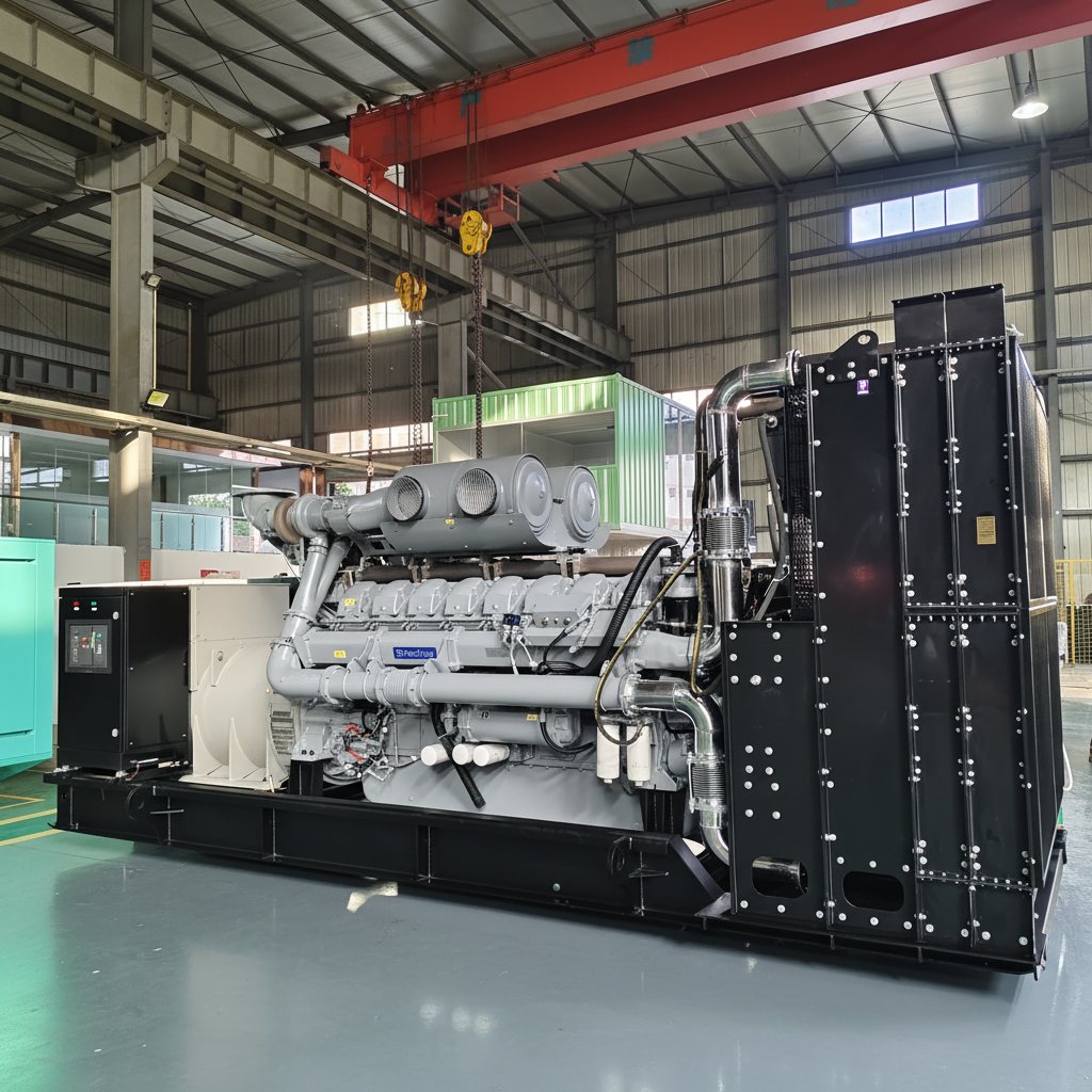 Perkins Water Cooled Open Type diesel Generator 1000kva 500kw 1000kw 1500kw diesel Generators Set with 3 Phase diesel Generator