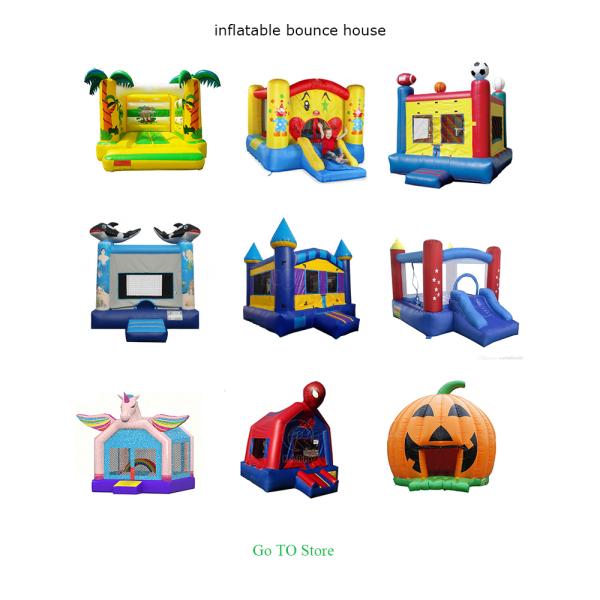 EN14960 Certified Customized Color Sesame Street Inflatable Playground Bouncer for Kids