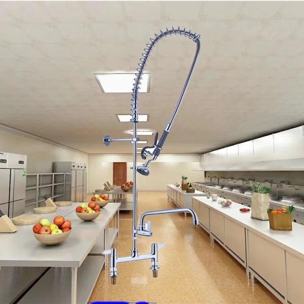 Гибкая предварительная промывка раковины микшерная установка на палубе коммерческая раковина распылитель