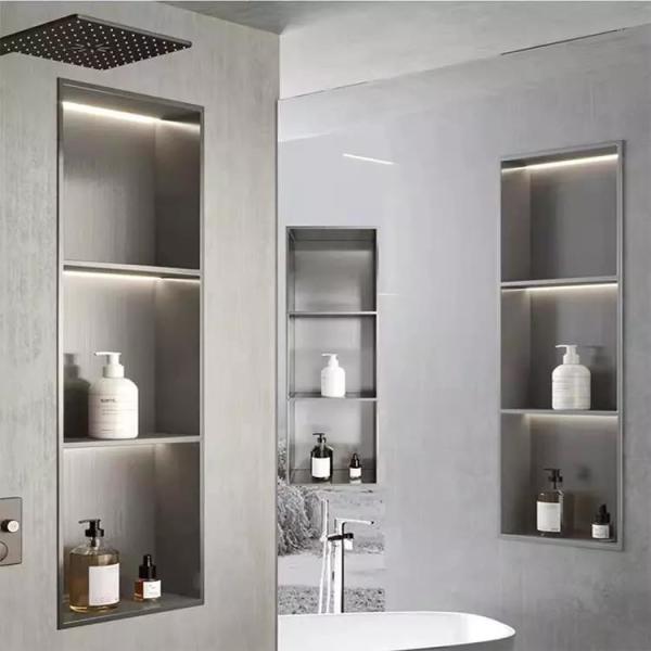 Modern Embedded 304 Stainless Steel Niche 1mm Thickness