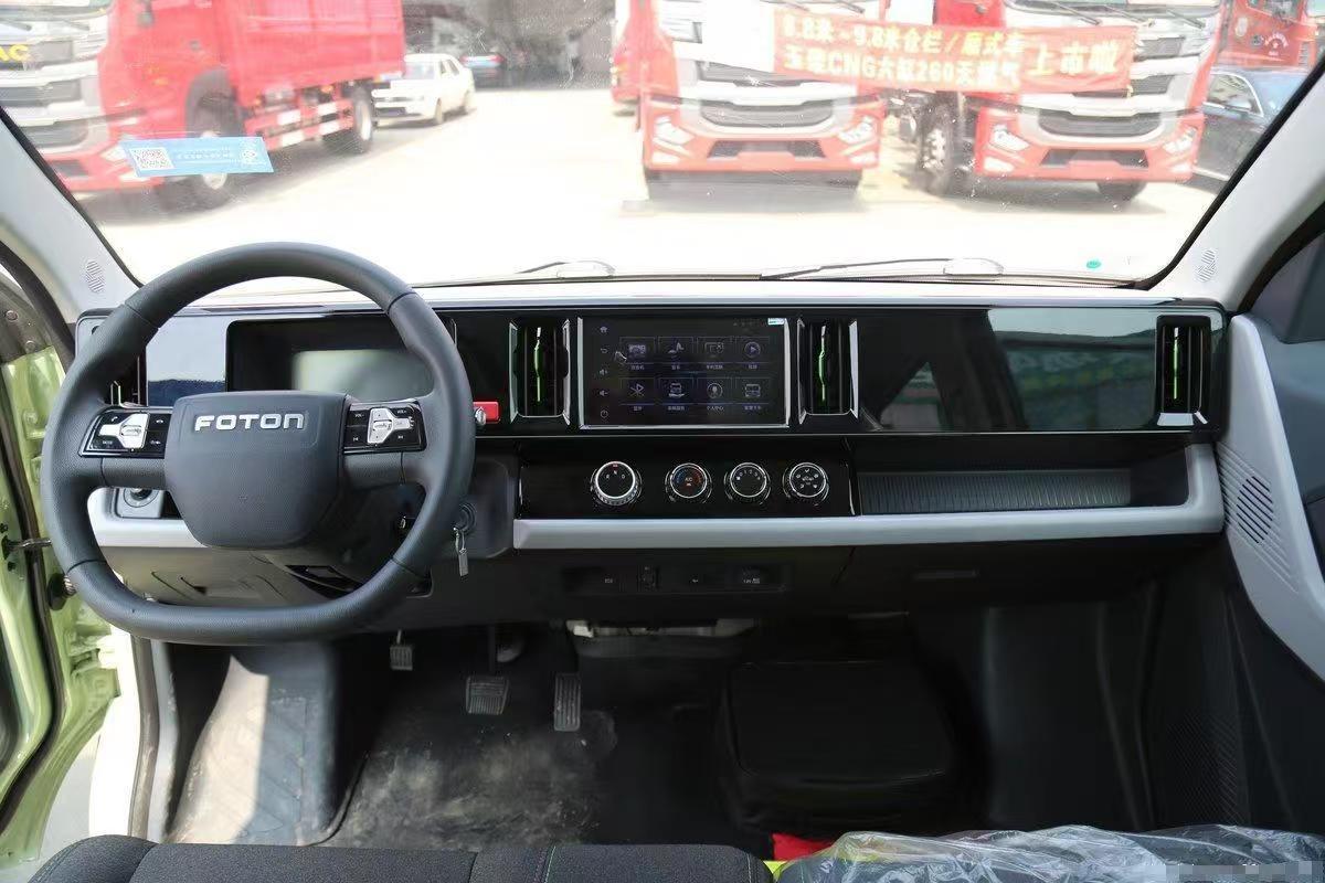 4x2 Double Cab Electric Stake Truck - urban delivery electric vehicle - light electric cargo truck