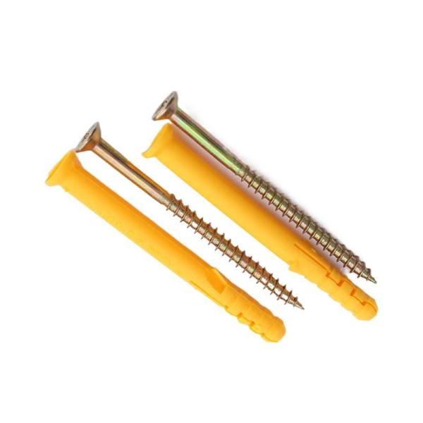 Rubber Nylon 8*40mm Plastic Wall Plug Anchor