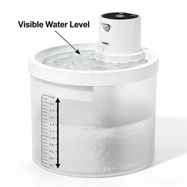Wholesale Smart Pet Water Fountain Automatic Wireless Filtered Quiet BPA-Free Pet Water Dispenser Bulk