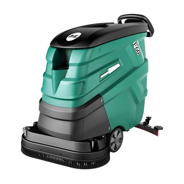 Double Brush Walk Behind Rechargeable Automatic Tile Floor Scrubber Cleaning Machine F60TW