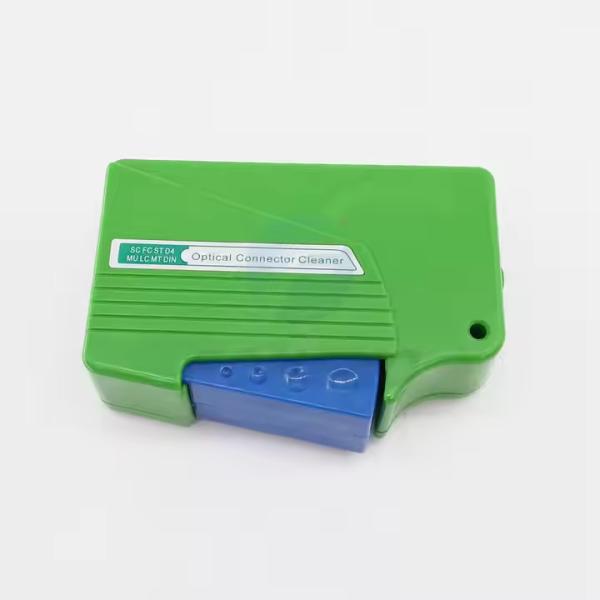 FC ST D4 MU LC MT DIN Limpiador de fibra óptica Limpiador de cara de extremo de fibra Cajas de limpieza Herramientas de limpieza
