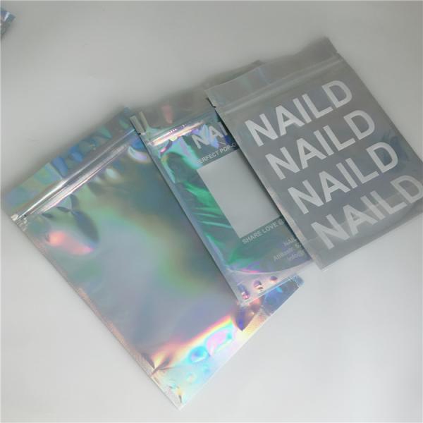 3 tomou partido malote de fumo empacotar cosmético do envoltório do cigarro do Ziplock liso de Mylar da folha do saco do selo