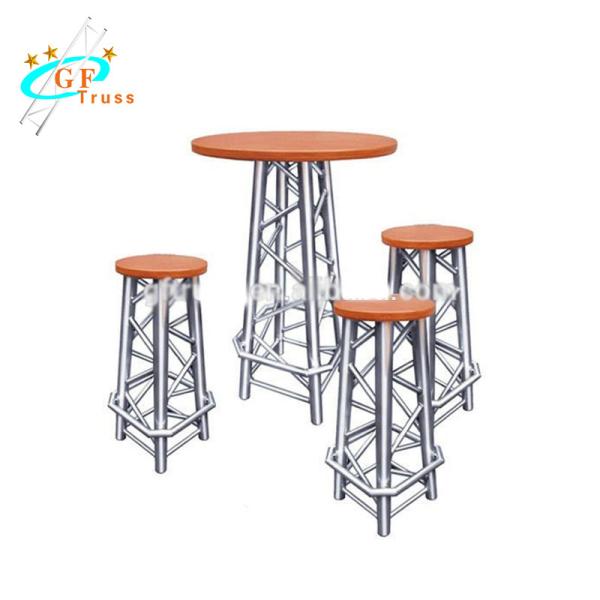 Modern Club 1.2m Aluminum Bar Table And Chair