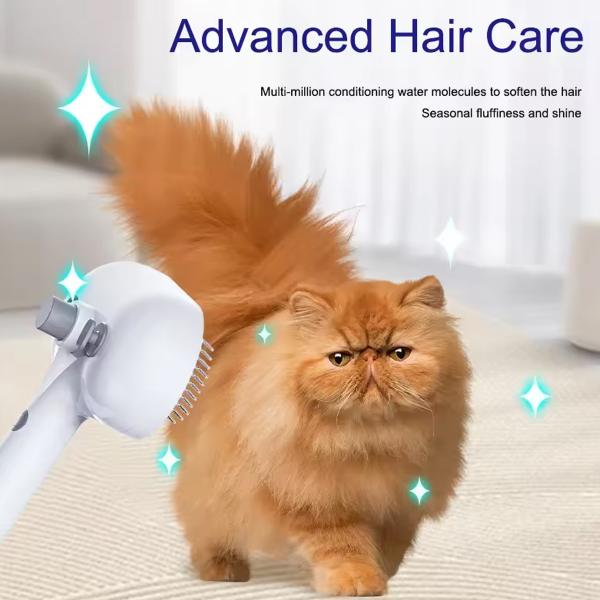 Pet Steam Brush Cleaning Hair Massage Brush Self Cat Clean Dog Spray Hair Removal Comb