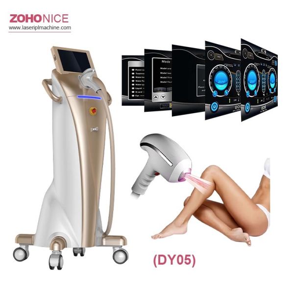 100 Million Shot Ice Cooling Skin Rejuvenation 755 940 1064 808nm Diode Laser Hair Removal Machine