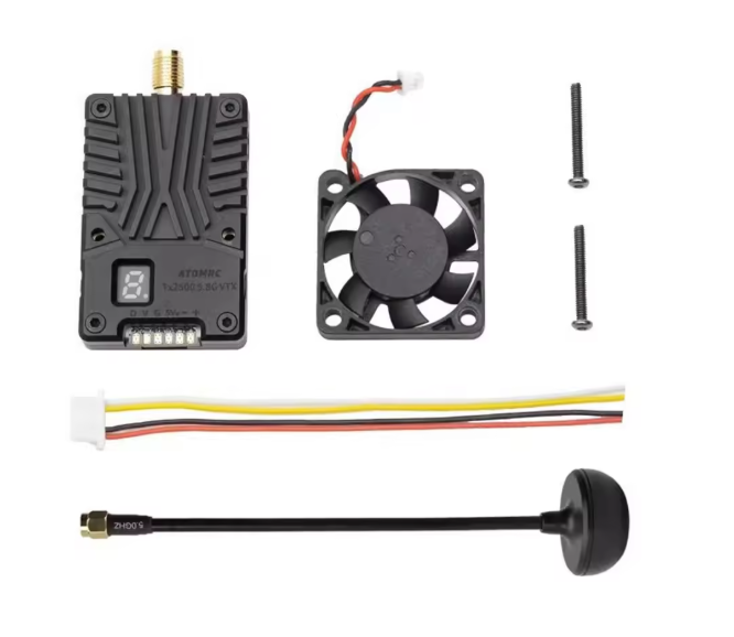 Skyzone TX2500 5.8G 2.5W VTX FPV Video Transmitter 800/1600/2500Mw Supports X/Low Band for RC FPV Drone Skyzone TX2500 5.8G2.5W