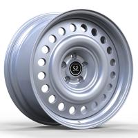 A liga de Matt Silver Custom Forged Aluminum orlara 22 polegadas de 5x112