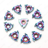 Insertores de rosca de carburo 11IR 16IR 22IR Cortador de rosca para recubrimiento de DLC de Alu Nano Azul