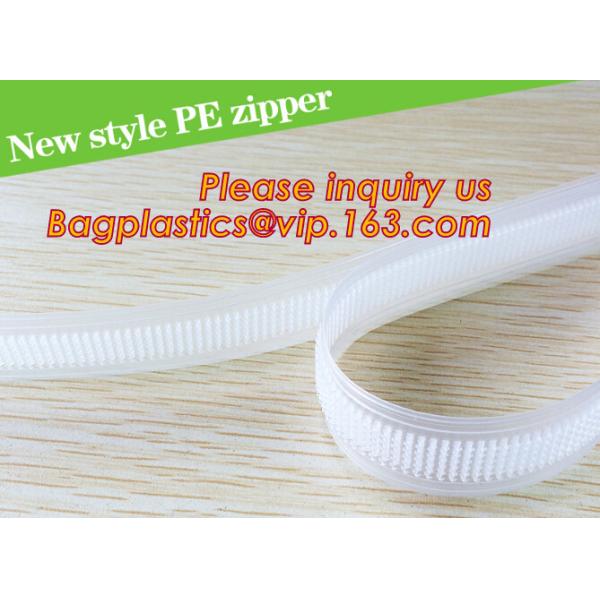 Eco-Friendly VELCRO Seal Strip, Press-Lock Seal Zipper, Pouch Bags Accessories, Easy Tear Plastic seal lock