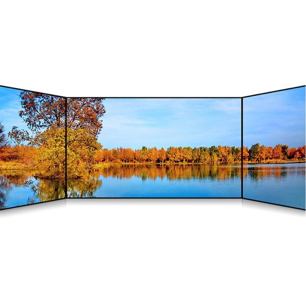 65 Inch 3.5mm Border LCD Wall Panels 500nit Brightness LCD Wall Display