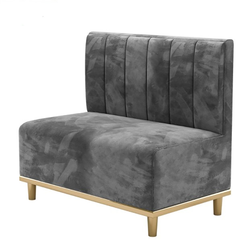 Velvet Design Commercial Pub Hookah Lounge Restaurant Booth Sofa and Restaurant Table Chairs Set for Sale