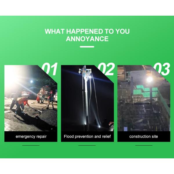 Дизельная многофункциональная наружная башня света с цветовой температурой 3500K